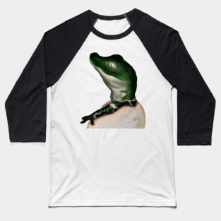 Cute Baby Alligator Digital Art Baseball T-Shirt